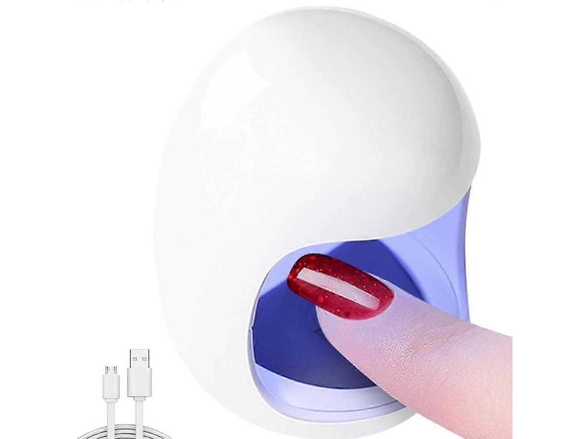Mini Lâmpada De Fototerapia Para Unhas, Lâmpada De Gel Uv Em Formato De Ovo, Mini Luz Uv Usb Para Unhas, Luz Solar Led Para Terapia Ly Ebike