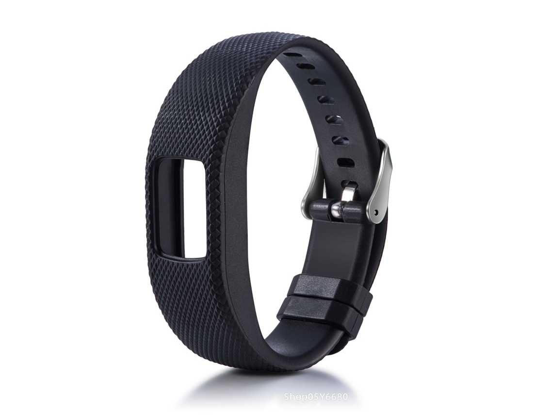 Pulseira de Silicone Compatível com Garmin Vivofit 4, Textura Integrada, Substituição CHABERLU