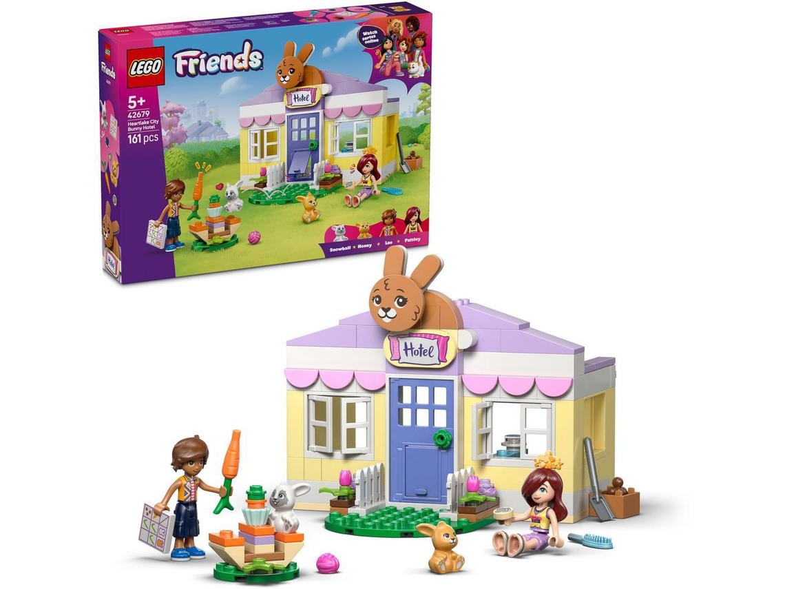 Lego® 42679 Friends Hotel De Coelhinhos – Hotel Temático Com Coelhos E Minibonecos