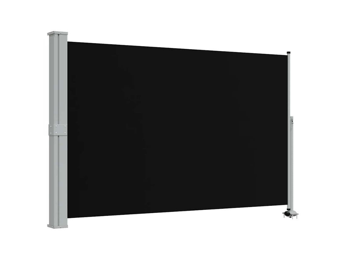 Toldo Lateral Retrátil para Pátio 160x300 Cm Preto MAISON EXCLUSIVE