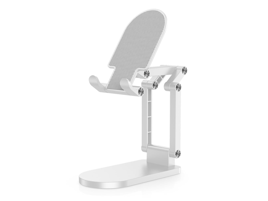 Suporte De Mesa Universal Dobrável Para Celular - Branco