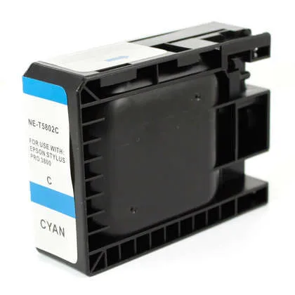 EPSON T5802 Cyan Cartucho de Tinta Pigmentada Generico Reemplaza C13T580200