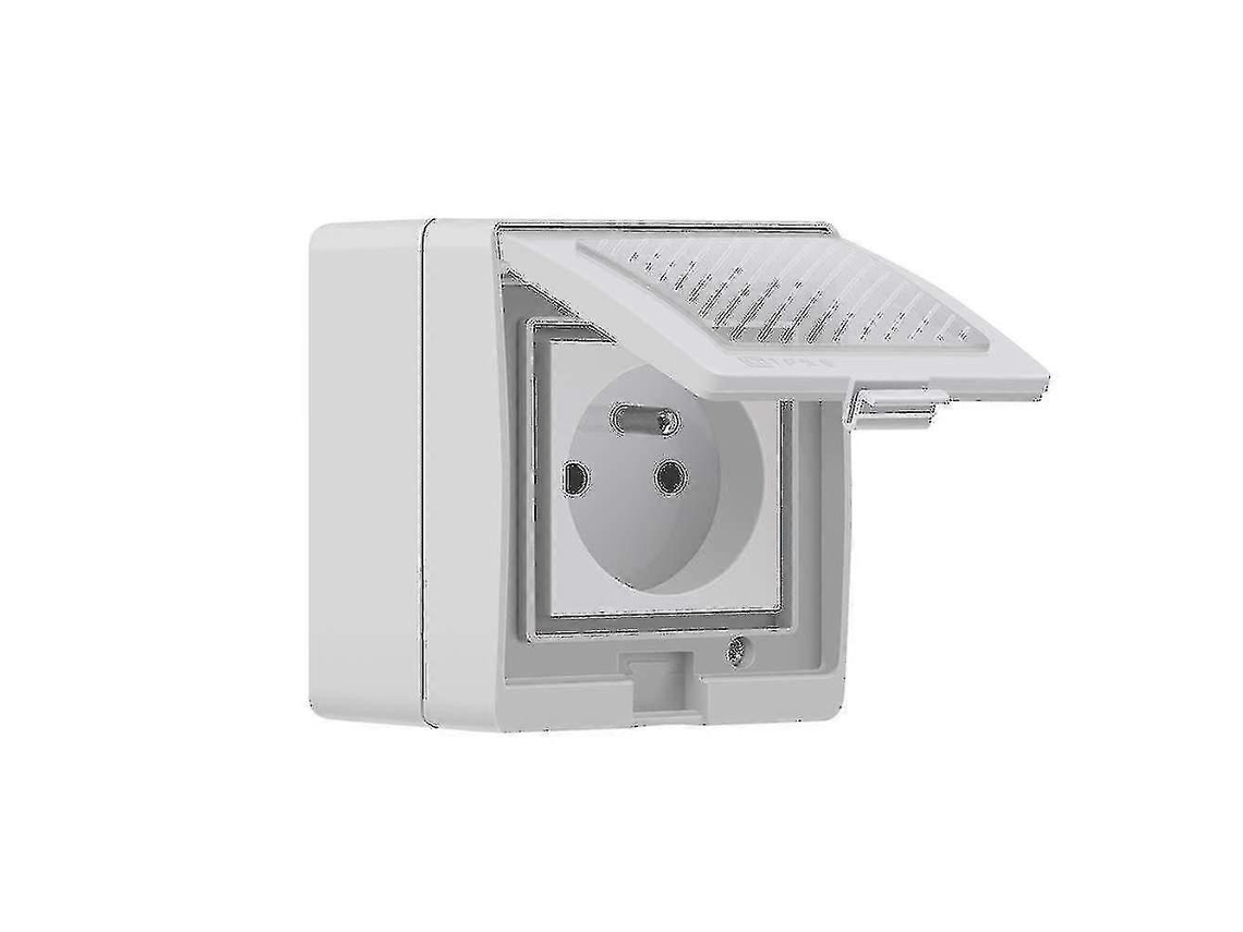 Tomada inteligente S55 TPE FR 16A à prova d'água IP55 Wi-Fi com controle remoto Alexa/Google Home/IFTTT Voice Fvayotoy