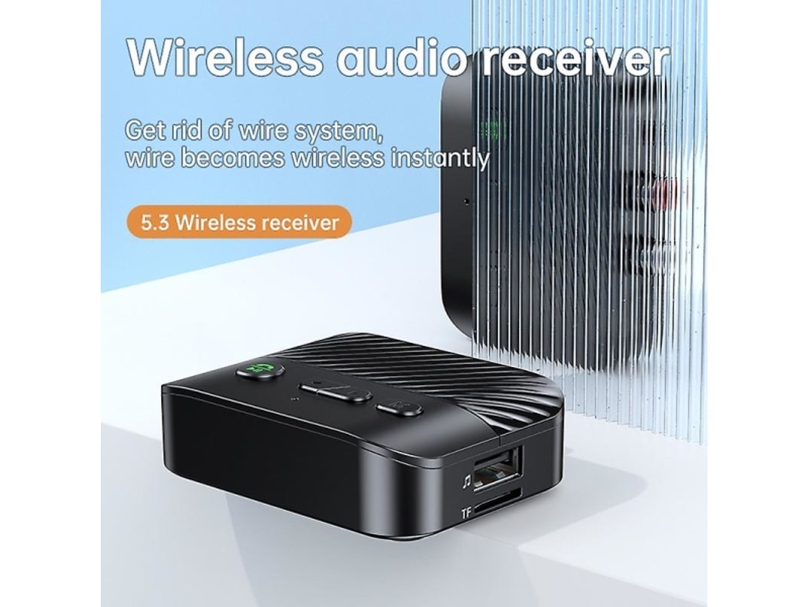 Receptor De Áudio Bluetooth Para Carro Adaptador Sem Fio