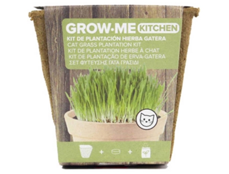 Kit Plantação de Erva para Gatos GROW ME