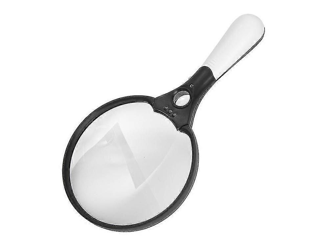Lupa Com Luz, Lupa De 3 Leds Extra Grande De 5,4 Polegadas