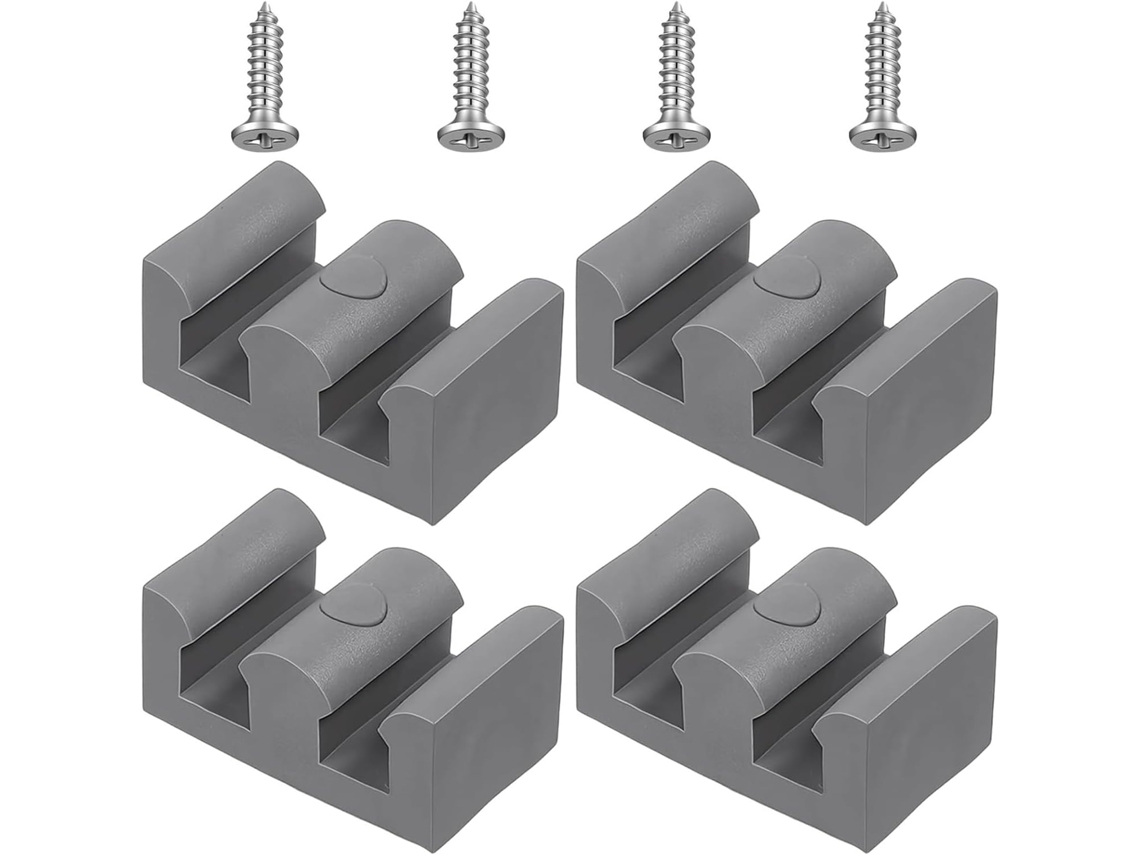 Conjunto De 8 Ganchos Parede Silicone Reforçado Greabuy Com Parafusos Para Instalação Rápida E Segura Em Portas Box