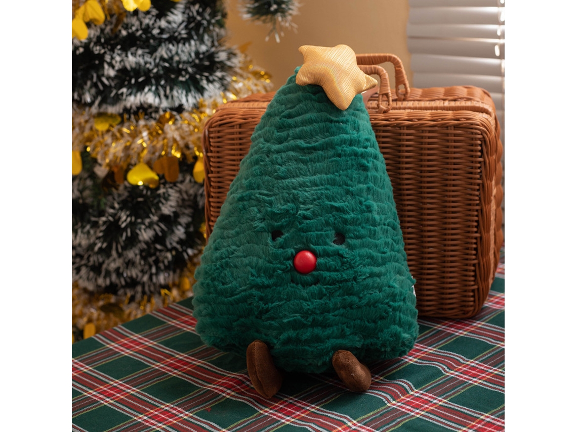 (árvore De Natal Colorida, Verde Escuro 20 Cm) Brinquedo De Pelúcia, Almofada De Algodão, Almofada Para Sofá