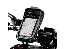 Suporte Para Telemóvel De Bicicleta/mota - Suporte Para Guiador - Ecrã Tátil - Ajustável - Impermeável - Preto