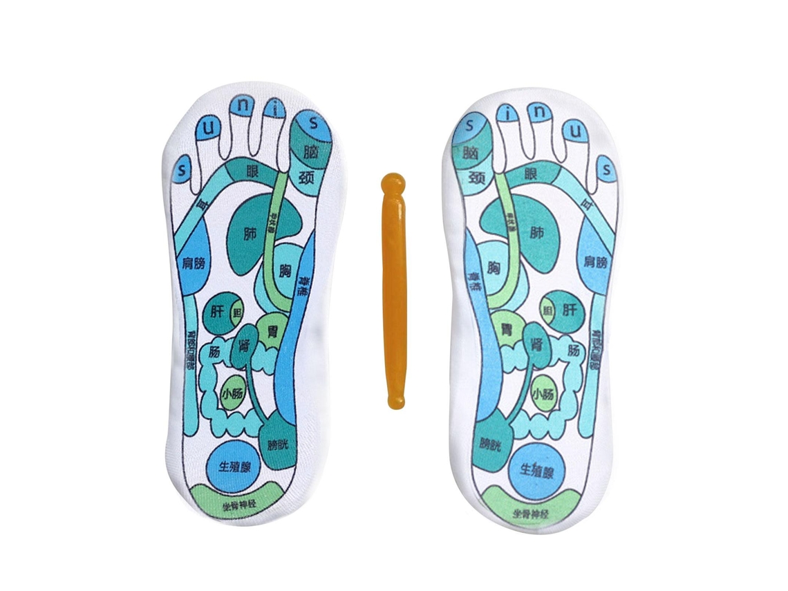 Massageador Elétrico Ems Para Os Pés, Placa Para Acupuntura E Massagem
