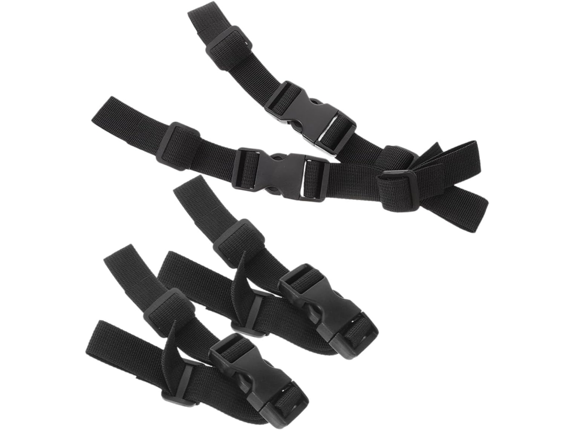 Conjunto De 4 Cordões Antiderrapantes Para Caminhadas, Alças De Peito Ajustáveis, Segurança Contra Afrouxamento