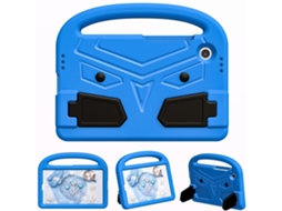 Capa infantil para Samsung Galaxy Tab A9 com alça e suporte, azul