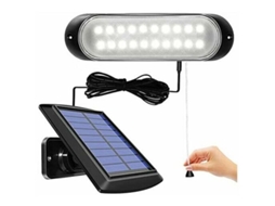 Luminária Solar Led Com Sensor De Movimento, Energia Solar, Impermeável, 20 Led, 5m Para Jardim, Quintal, Exterior, Quarto
