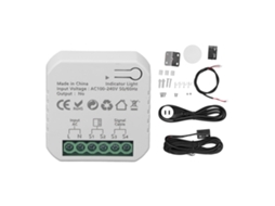 Controlador De Portão De Garagem Zigbee Com Controle Remoto, Voz E App, 100‑240v Plug Us