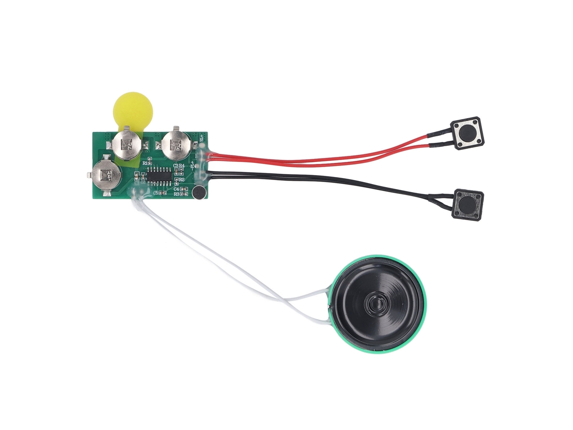 Módulo Gravador De Voz Diy 4 Minutos Loop Para Brinquedos
