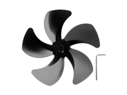 Acessórios para ventilador Lareira (5 peças, kits em liga de alumínio)