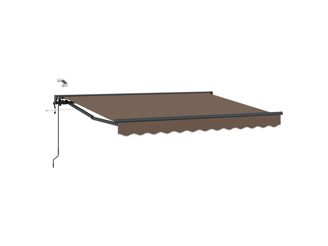 Conjunto 1 Sombra Externa Vidaxl Antracite Alumínio (5 × 3,5 M)