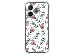 Capa Tumundosmartphone De Silicone Resistente A Impactos Para Honor 600 Lite 5g Com Estampa Floral 01 Desenho