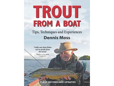 Livro trout from a boat de dennis moss (inglês)