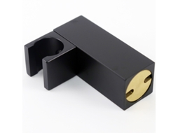 Suporte De Chuveiro De Mão Em Latão Preto Mate Suporte De Parede