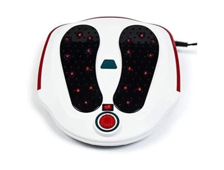Massageador de Pés para Circulação Sanguínea Nas Pernas e Dispositivo de Tratamento de Relaxamento de Máquina Corporal Branco H166 TRAHOO
