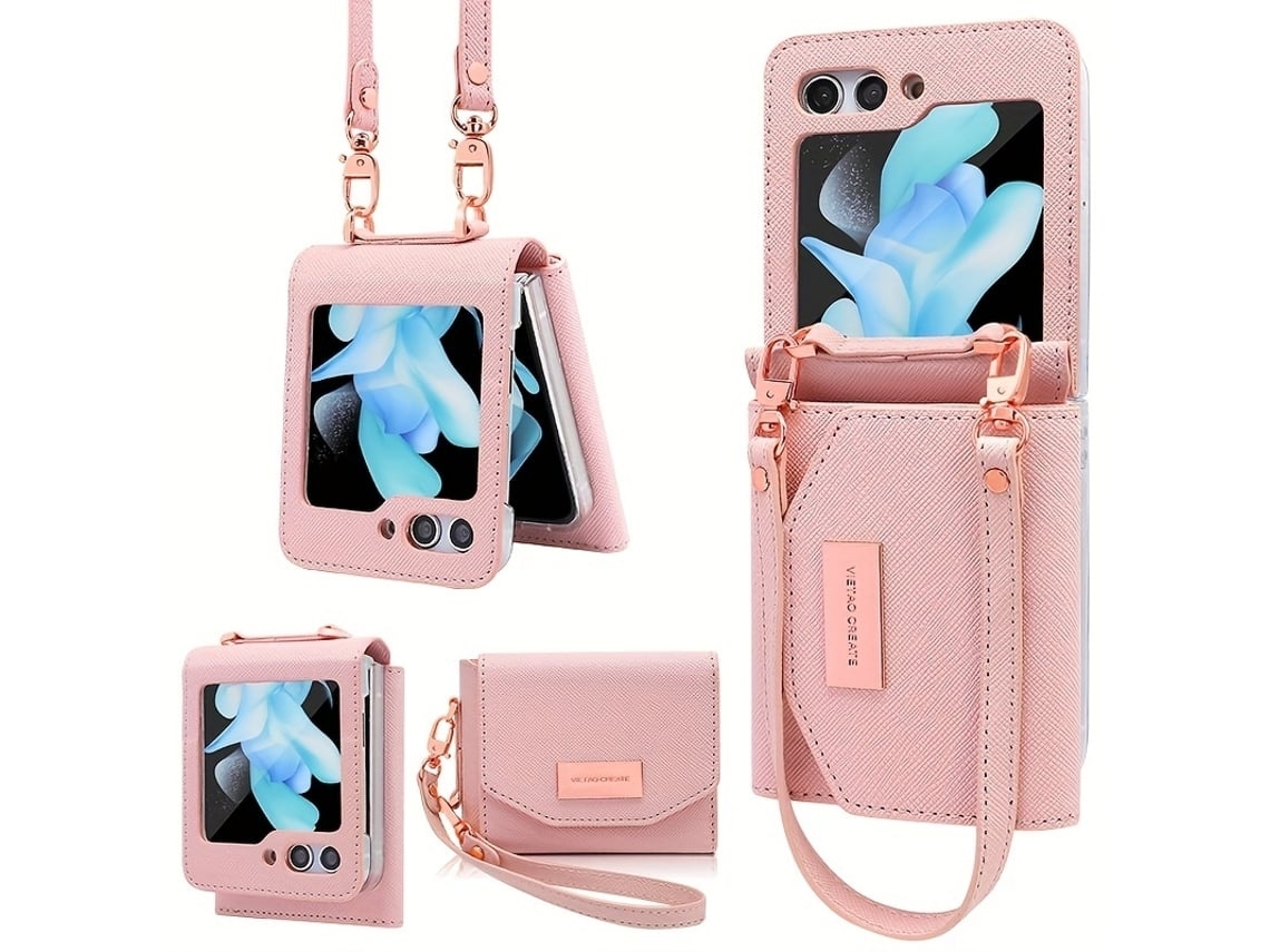 Lurelia Capa Para Samsung Galaxy Z Flip3 Rosa, Com Design Funcional, Proteção E Utilização Prática