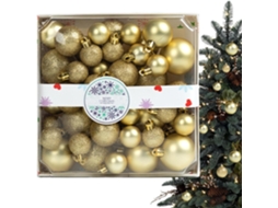 Enfeites De Natal Inquebráveis Para Pendurar | 44 Pingentes Com Glitter