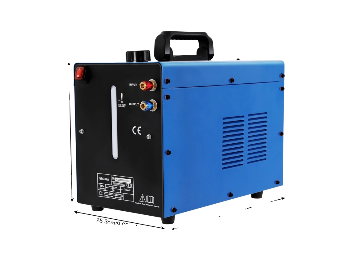 Resfriador De Água Para Soldagem, Bomba Eficiente, Capacidade Do Tanque De 10l, Azul