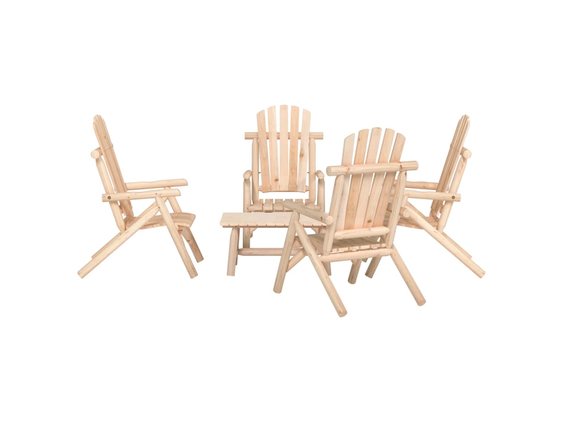 Garden Lounge Set, Garden Lounge Sets Vidaxl Marrom Madeira (n/a)