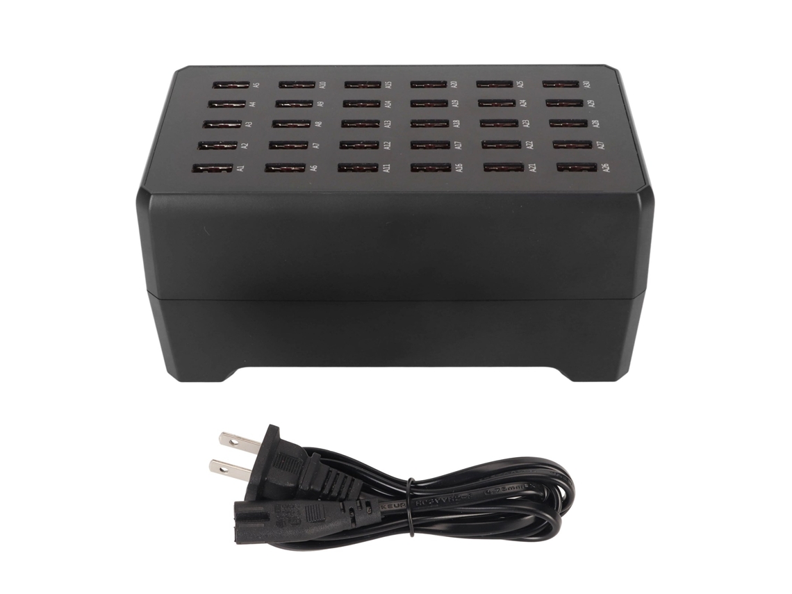 Estación De Carga Usb 150w 30 Puertos Carga Rápida Com Reconhecimento Inteligente Para Viagens E Reuniões Familiares