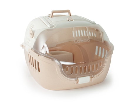 Transportadora para Animais de Estimação Bubble Sand Basic Bege LOBOO