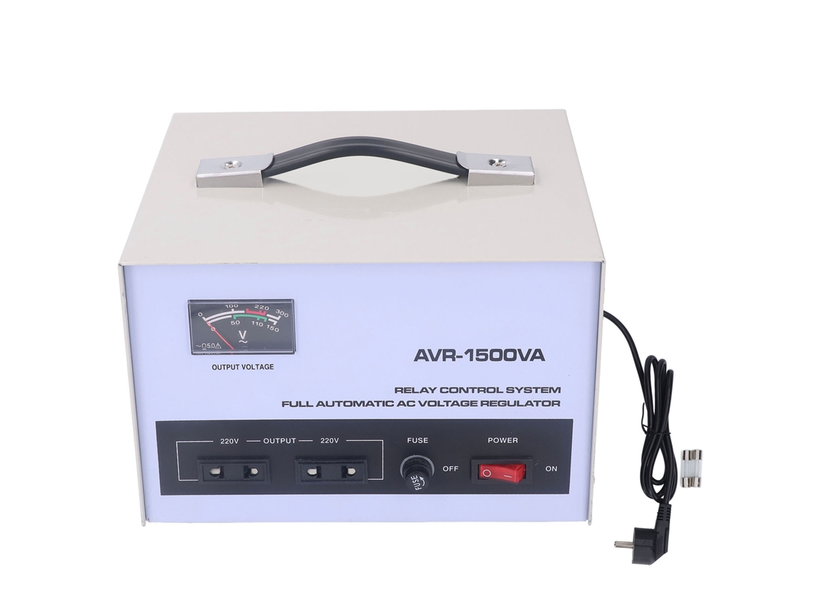 1500w Transformador Conversor Regulador De Tensão Automático Monofásico Com Elevação E Redução De Tensão 1 Entrada Saída