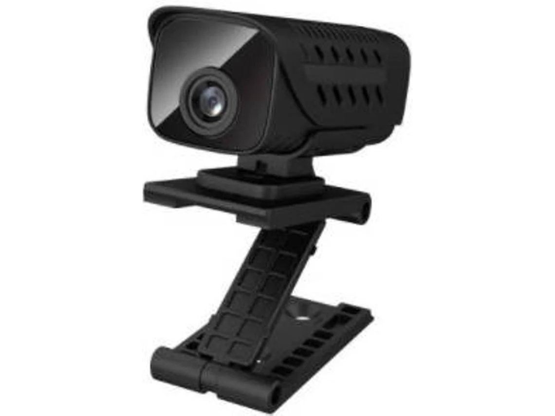 Minicâmera espiã sem fio Bestvite WiFi, câmera oculta HD 1080P, transmissão ao vivo, visão noturna, detecção de movimento (preta)