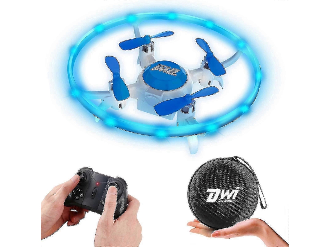 Drone Mini 4.2 Polegadas Resistente A Quedas, Com Led, Decolagem/pouso 1 Botão, Giros, Modo Sem Cabeça Para Crianças Iniciantes