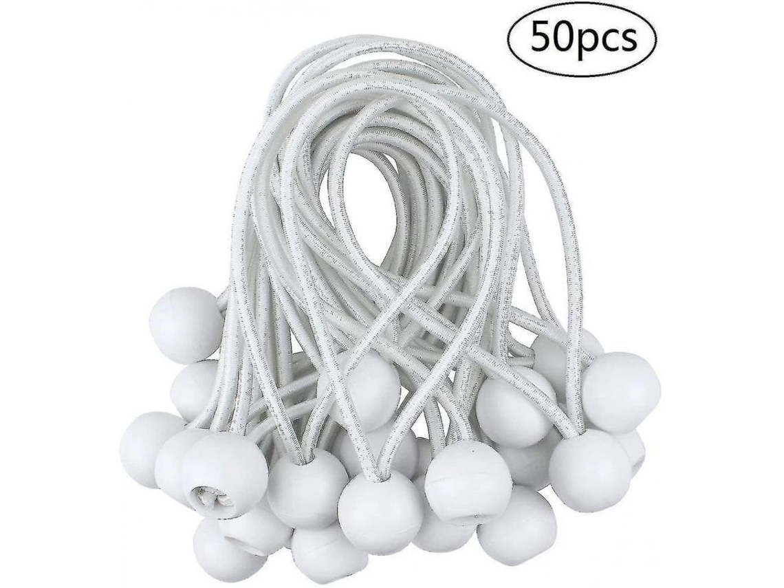 Tensores elásticos de bola, 10 cm, 50 peças, S/MARCA