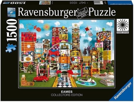 Puzzle RAVENSBURGER Puzzle 1500P Eames House Of Cards Fantasy (Idade MÃ?Â?Ã?Â?Ã?Â?Ã?Â­nima: 14 Anos)