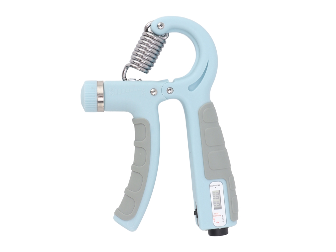Treinador De Força De Grip Ajustável R Shape Com Contagem 11‑132.3lb Azul Claro Para Homens E Mulheres