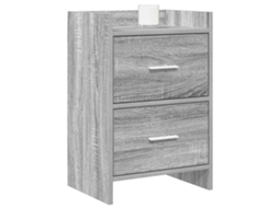 Maison Exclusive - Mesas De Cabeceira Sonoma Cinzento 40 X 30 X 60 Cm