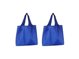 Jiawei 2 Sacolas de Compras Dobráveis ​​de Grande Capacidade Cor Sólida Multiuso Reutilizáveis ​​iec GOKOCO (25kg)