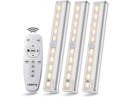 Luz de Armário Sem Fio com Controle Remoto Individual C2637 Conjunto de Duas Luzes e Um Controle Remoto C26372 ZMDECQNA
