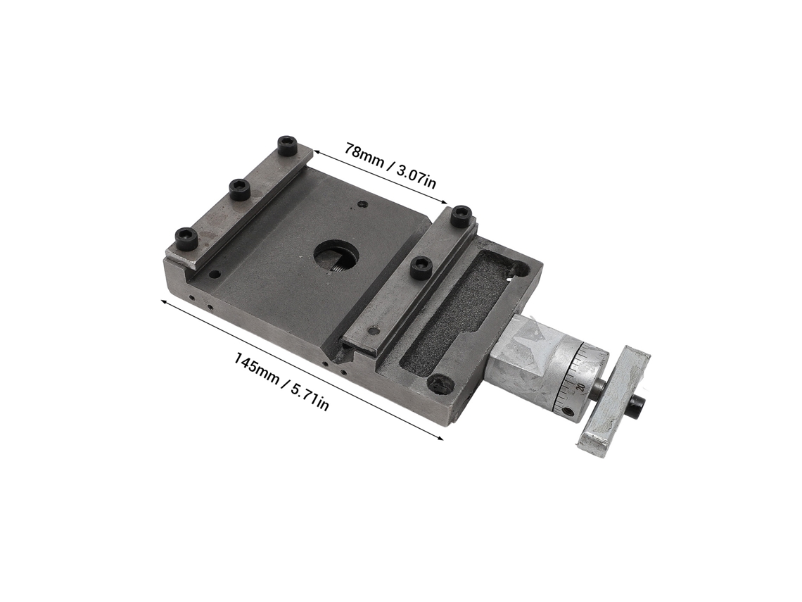 Laxiscreed Mini Torno De Carruagem Em Ferro Fundido Com Movimento Vertical