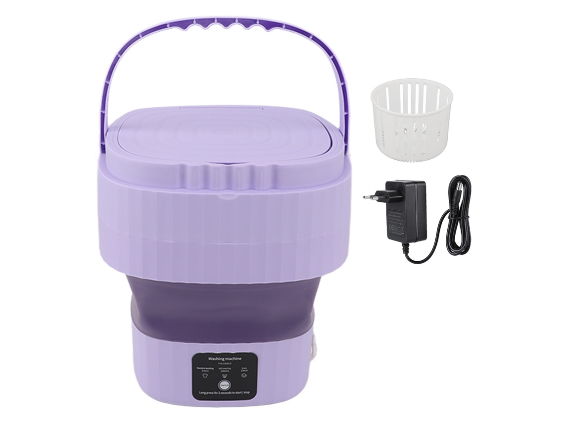 Máquina de Lavar Dobrável 10L Mini para Roupa Íntima com Plug Eu | S/MARCA