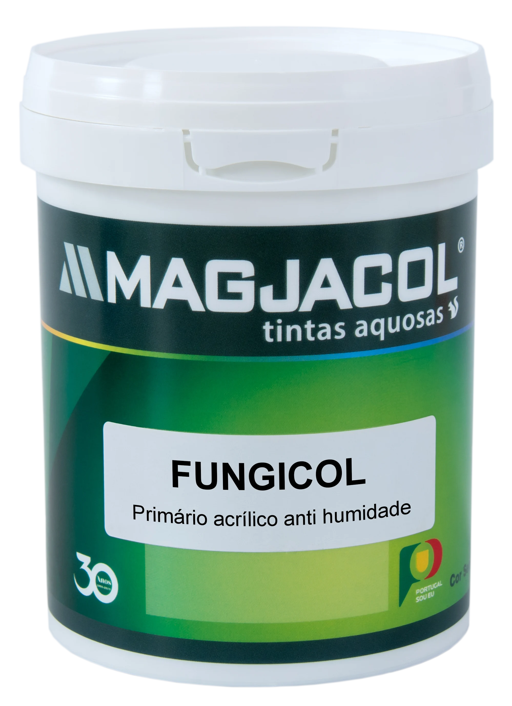 Primário Aquoso Acrílico Branco Anti Humidade MAGJACOL Especial para Interior Anti Fungos Fungicol 1L