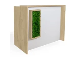 Balcão de recepção da natureza. 160 cm. OFILIKE