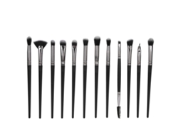 Set De 12 Pincéis De Maquiagem Para Base, Pó E Cílios