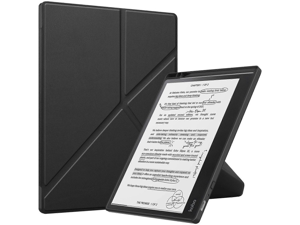 Capa para tablet inteligente em couro TPU com deformação de cor sólida Webake