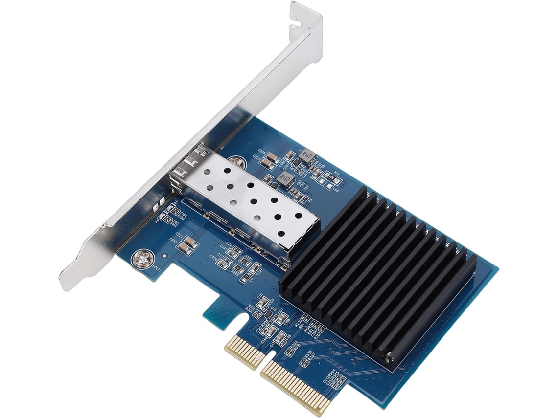 Placa de Rede Pcie X4 de 10 Gbps Adaptador de Fibra Óptica com Slot para SFUSHOS