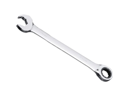 Chave De Roda Dentada Combinada Com Cabeça Reta, 11 Mm, Aço Cromo Vanádio, Resistente À Corrosão, Prata