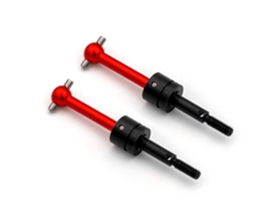 4pack Eixo Cvd Universal De Metal Para Carro Controle Remoto Tamiya Tt01 Tt02 1/10 (vermelho)