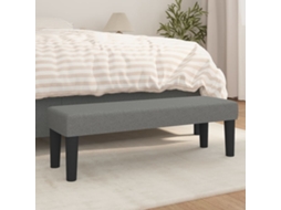 Vidaxl Banco 100x30x30 Cm Tecido Cinza-escuro